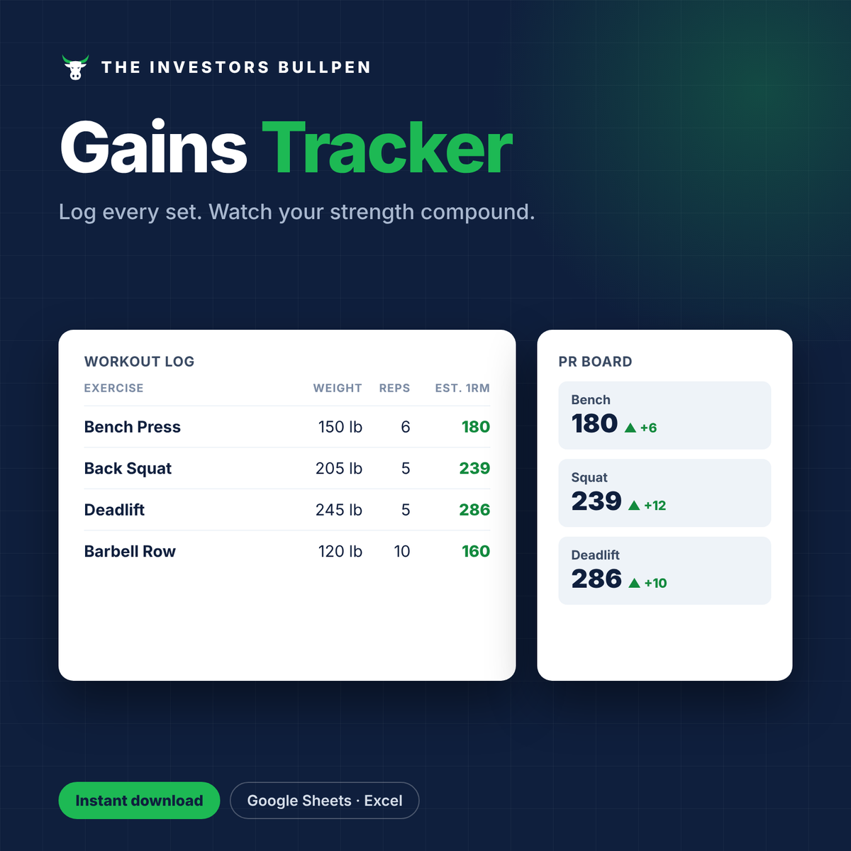 FREE: Gains Tracker